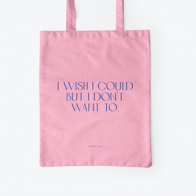 typealive / Baumwolltasche / I Wish