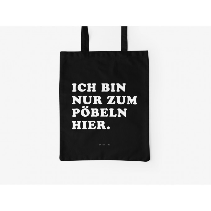 typealive / Baumwolltasche / Pöbeln