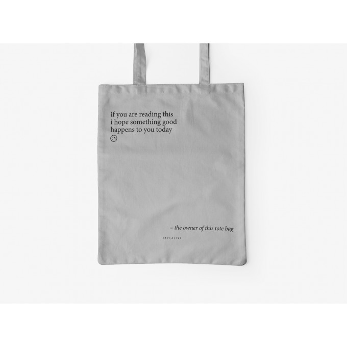 typealive / Baumwolltasche / Something Good