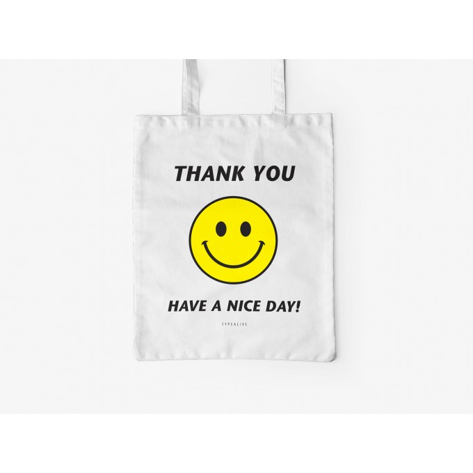 typealive / Baumwolltasche / Thank You