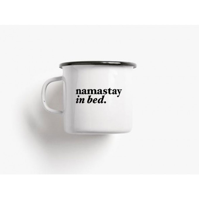 typealive / Emaillebecher Tasse / Namastay