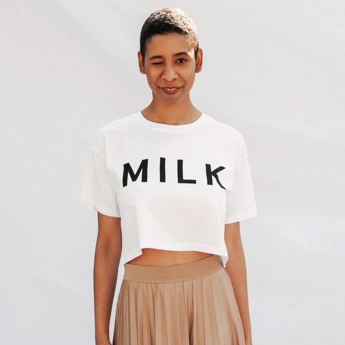Cropped Shirt MILK – Vanilla Milk
