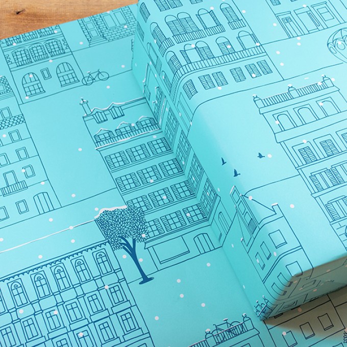 Bow & Hummingbird Geschenkpapier "Winter Wonder"