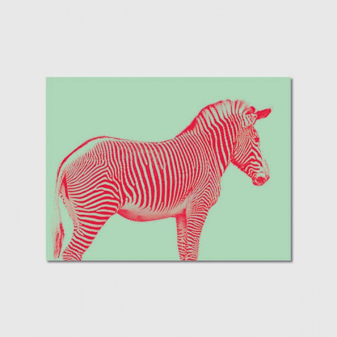 ZEITLOOPS "Zebra", Poster A4 / A3