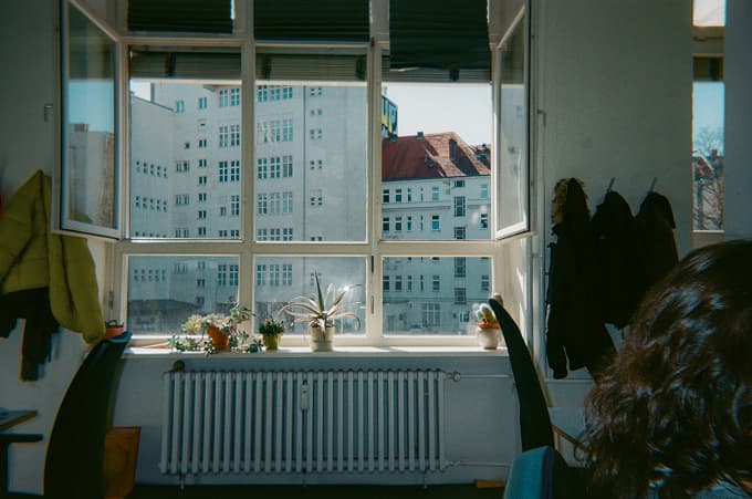 Ausblick vom beherzt Büro