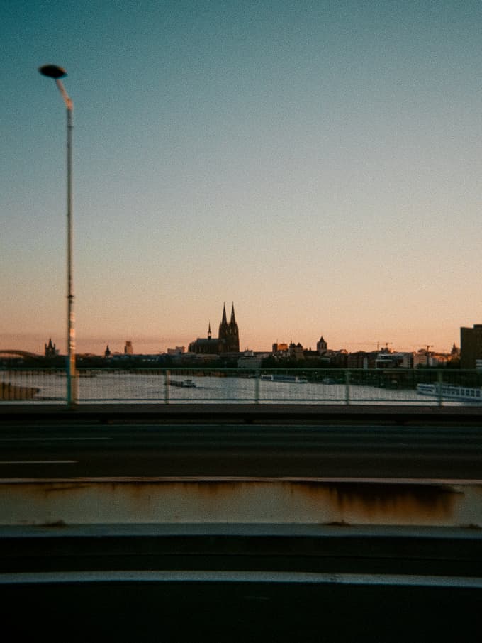 Blick auf den Kölner Rhein